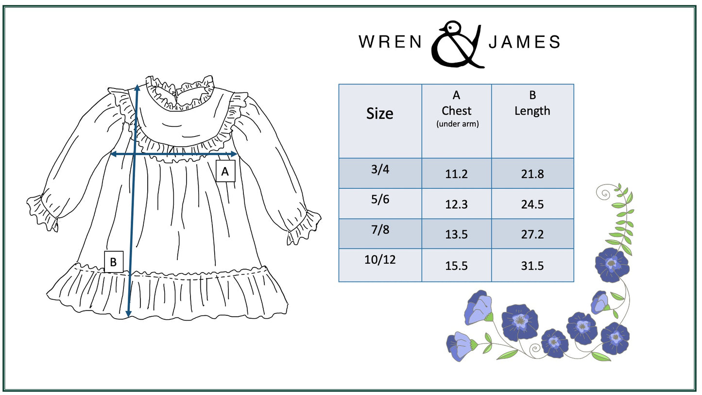 Annie Plum Ruffle Dress