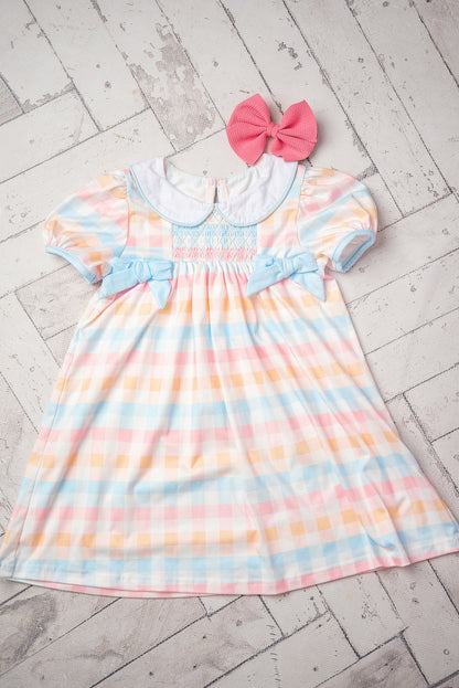 Pastel Smocked Dress