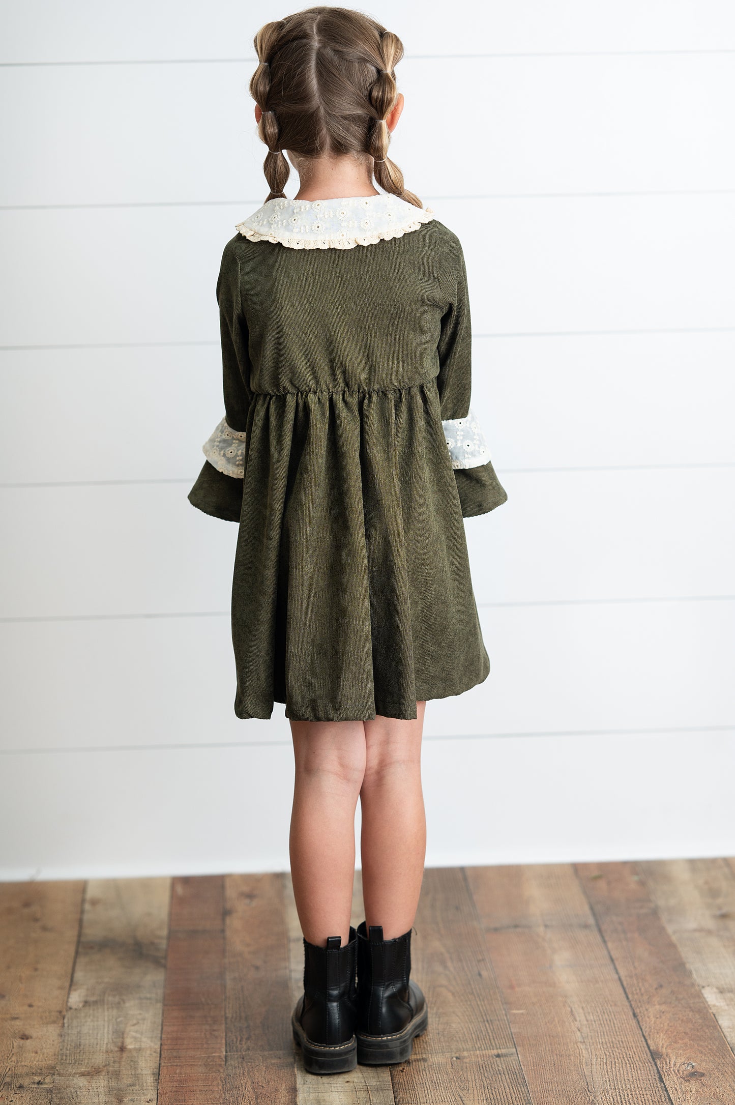 Green Corduroy Dress