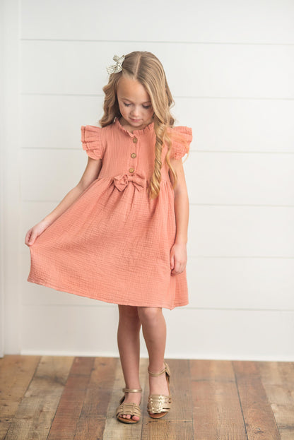 Blush Bow Dress