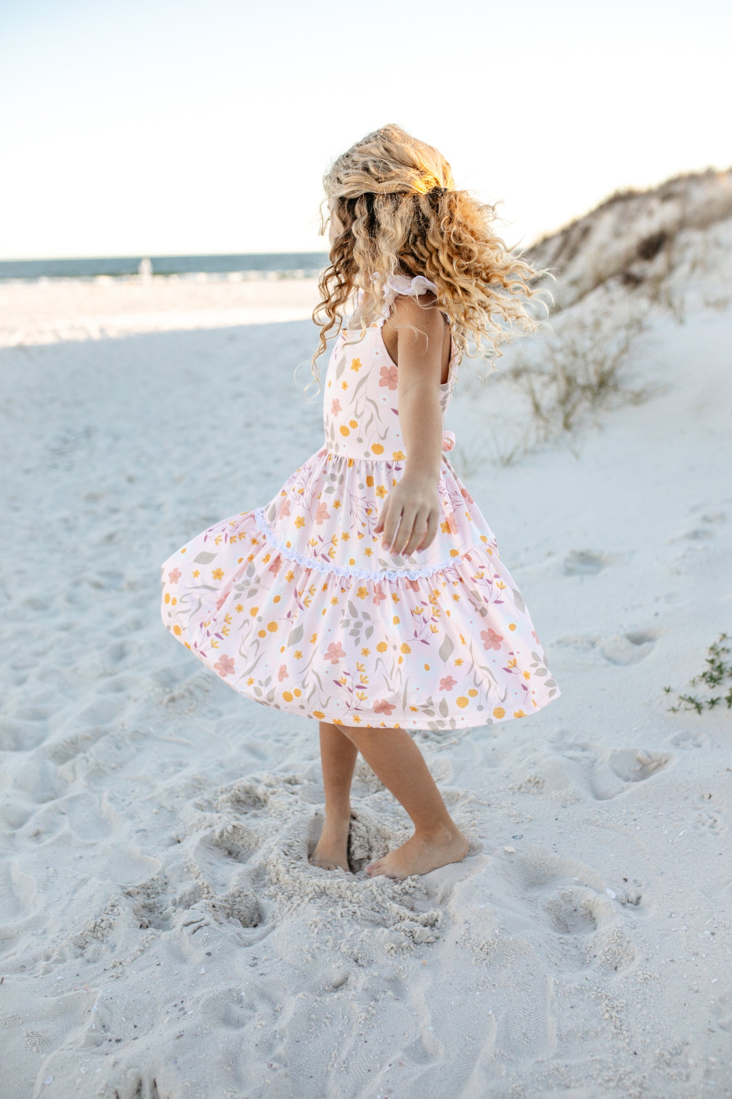 Floral Double Tiered Dress