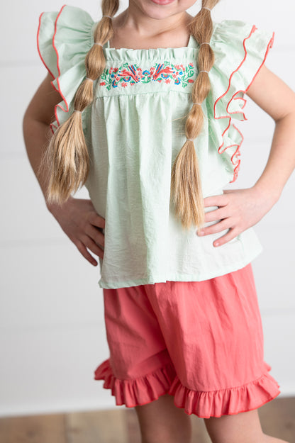 Mint Short Set