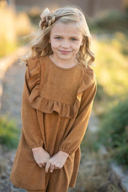 Faux Suede Dress