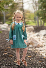 Load image into Gallery viewer, Teal Cord Dress
