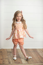 Load image into Gallery viewer, Floral Smocked Bloomer Set
