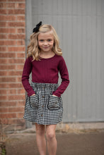 Load image into Gallery viewer, Houndstooth Skirt &amp; Top
