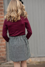 Load image into Gallery viewer, Houndstooth Skirt &amp; Top
