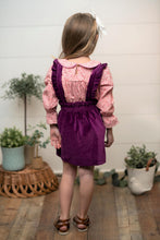 Load image into Gallery viewer, Velvet Plum Skirt Set
